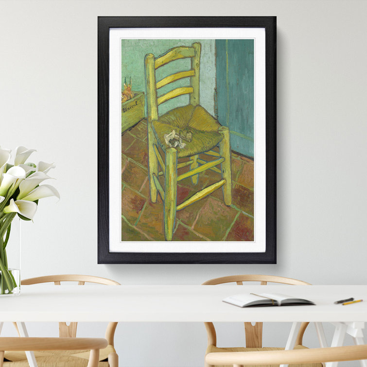 East Urban Home Vincents Chair by Vincent Van Gogh Picture Frame